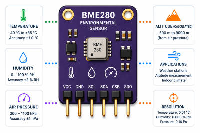 Sensor BME280 für weather projects
